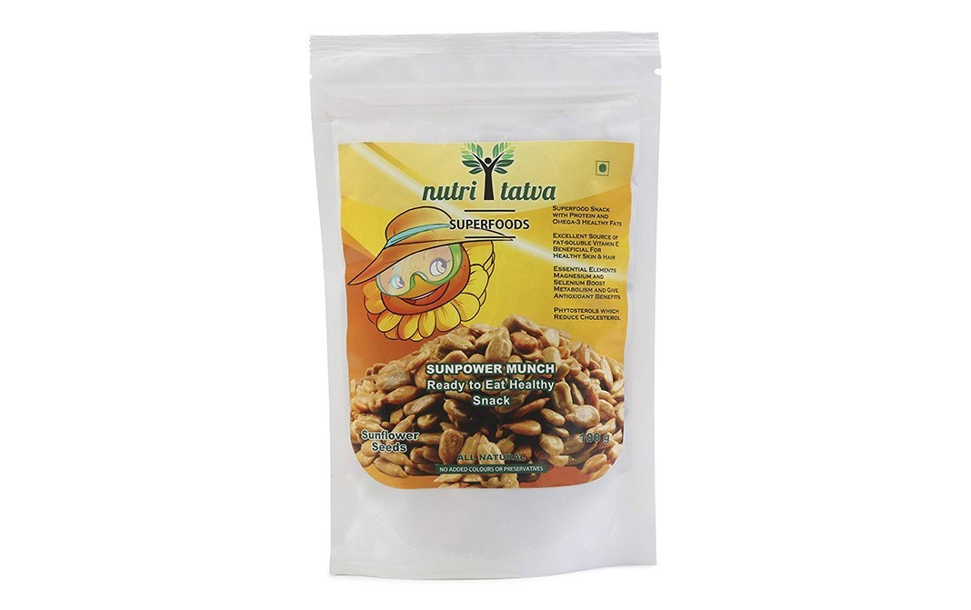 Nutritatva Sunpower Munch (Sunflower Seeds)   Pack  100 grams